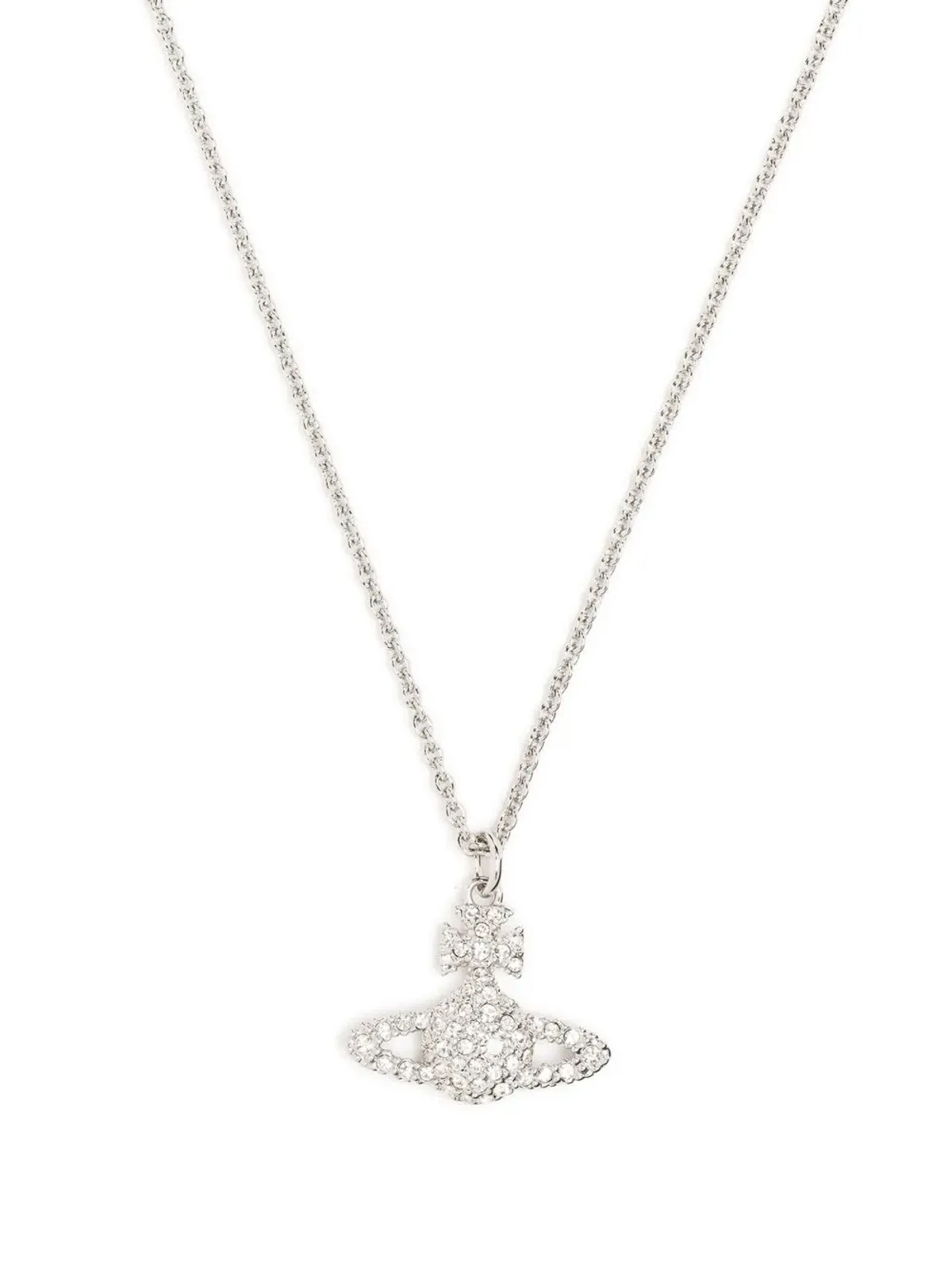Vivienne Westwood グレース・ベースリリーフ オーブ ペンダント ネックレス - Silver - 画像1