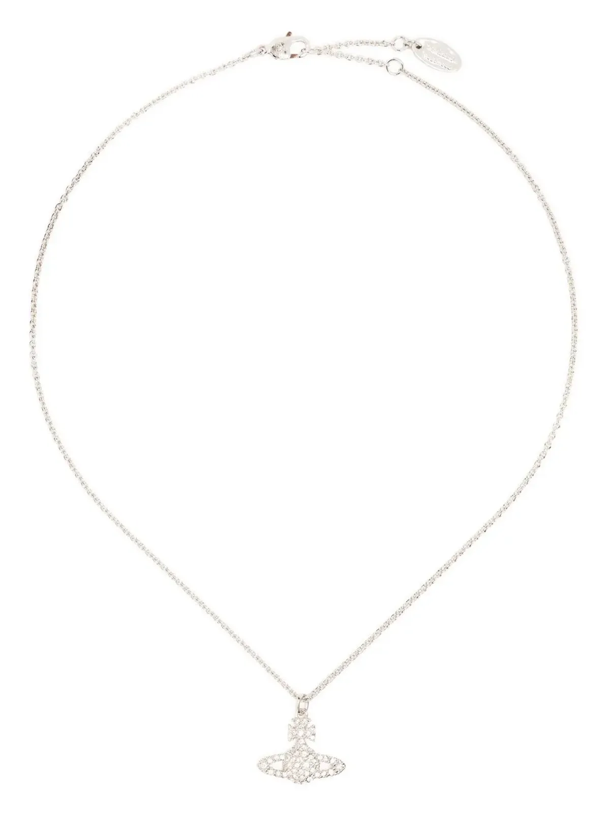 Vivienne Westwood グレース・ベースリリーフ オーブ ペンダント ネックレス - Silver - 画像3