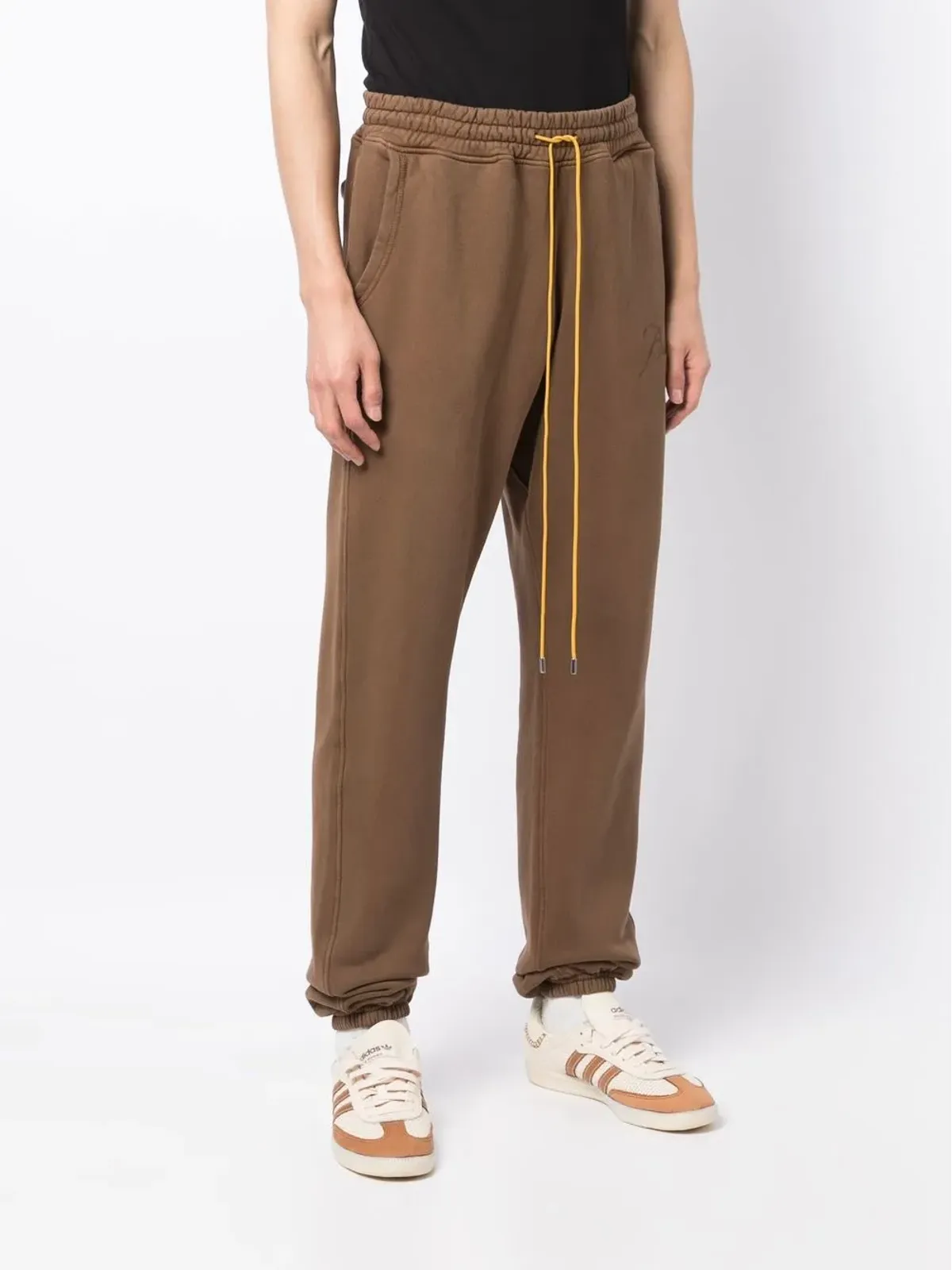 RHUDE ドローコード付きコットン トラックパンツ - 画像3