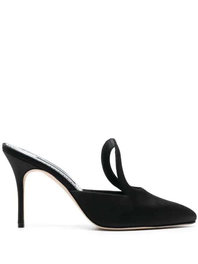 Manolo Blahnik Manolo Blahnik フガティ ヒールミュールの商品画像