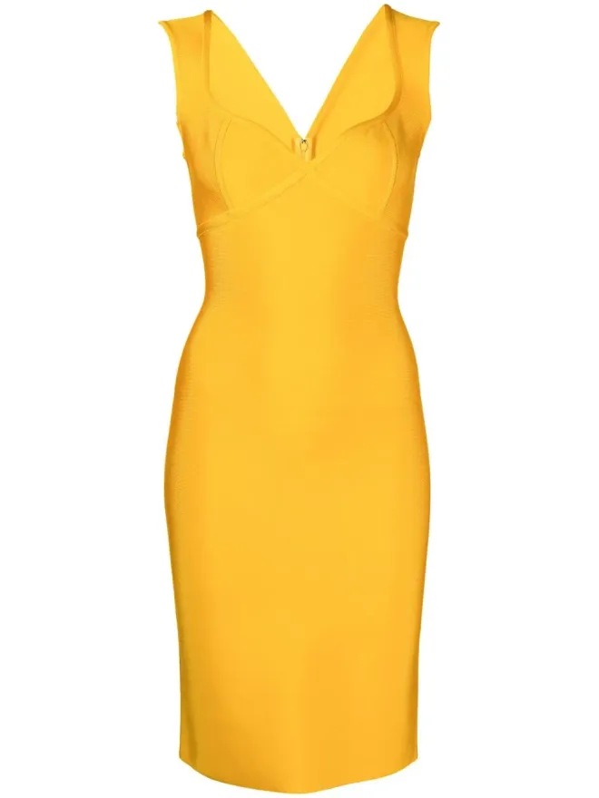 Herve L. Leroux Herve L. Leroux スイートハートネック・ペンシルドレスの商品画像