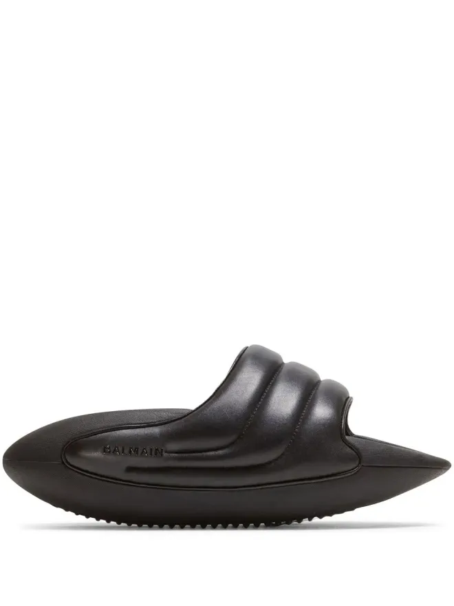 BALMAIN Balmain B-It-Puffy キルテッド・スライドの商品画像