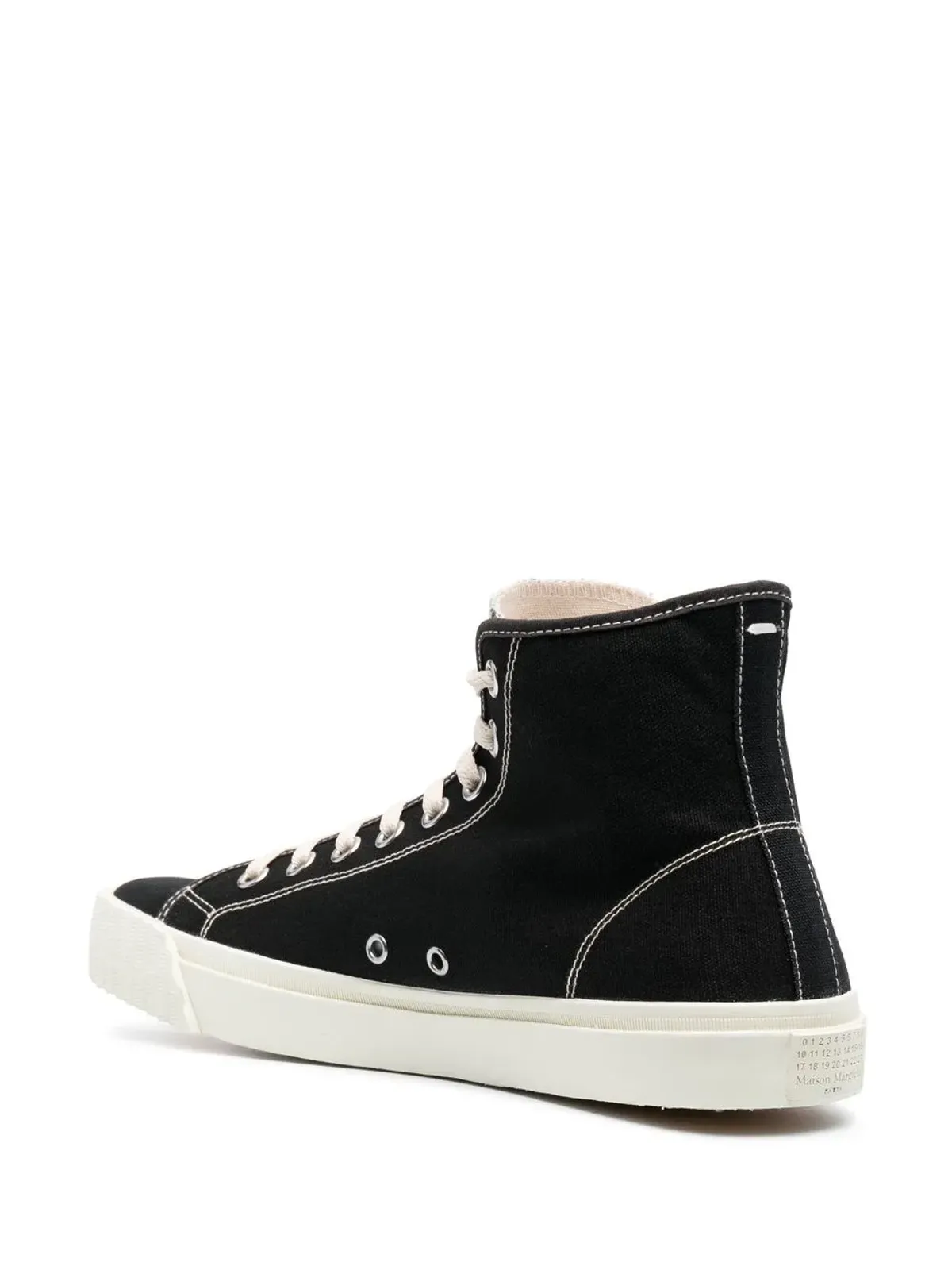 Maison Margiela タビ ハイトップスニーカー ブラック - 画像3