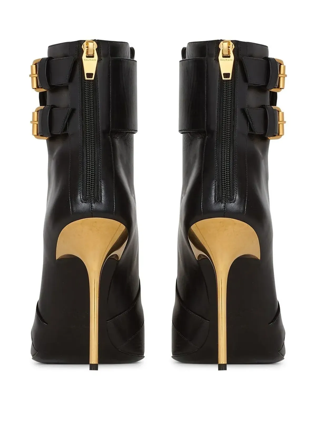Balmain ウリア レースアップ アンクルブーツ - 画像3