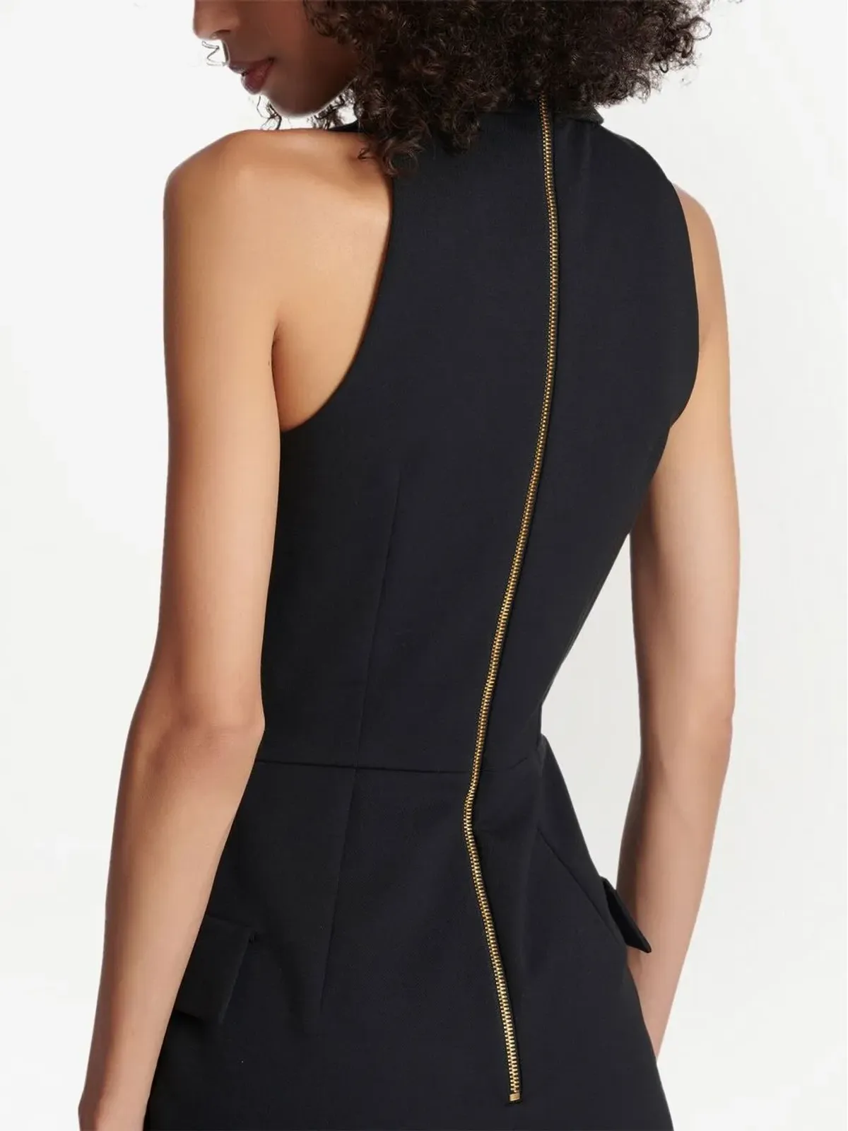 Balmain ピークラペル・ダブルブレスト・ロンパース - 画像3