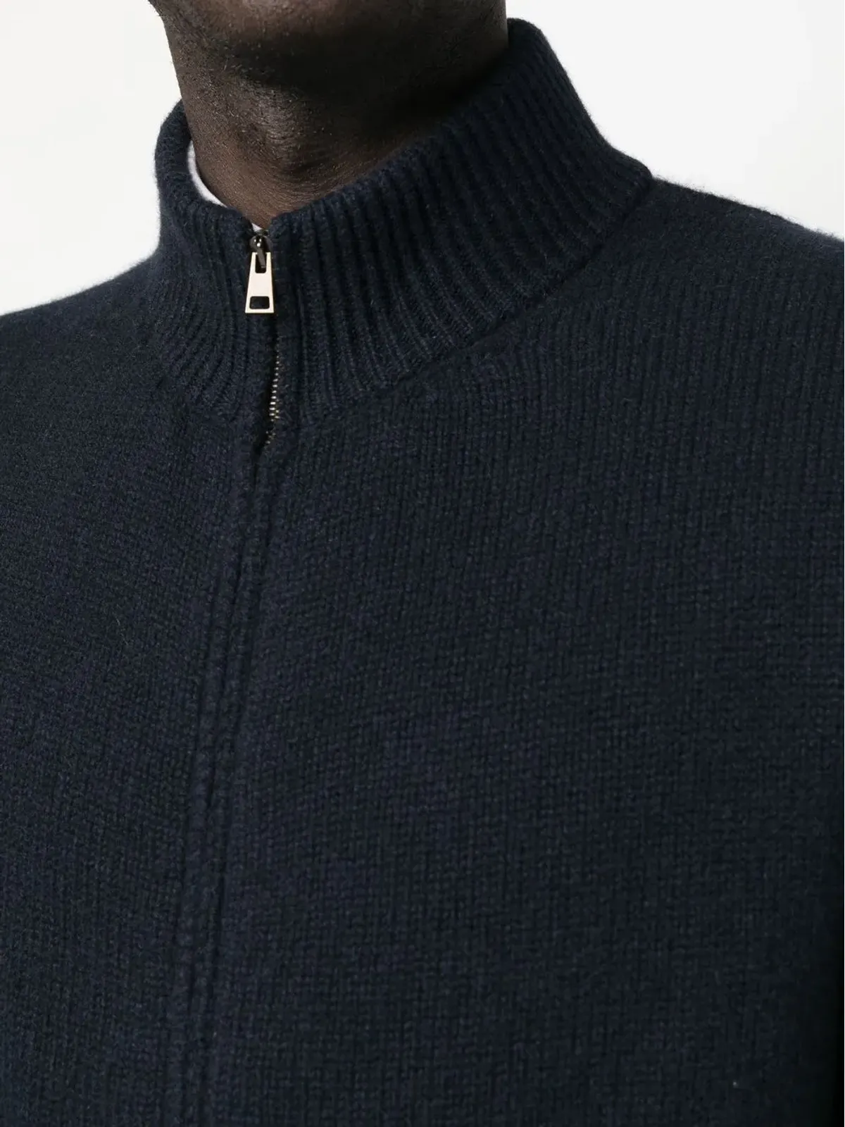 Boglioli ジップアップカシミヤセーター - 画像5