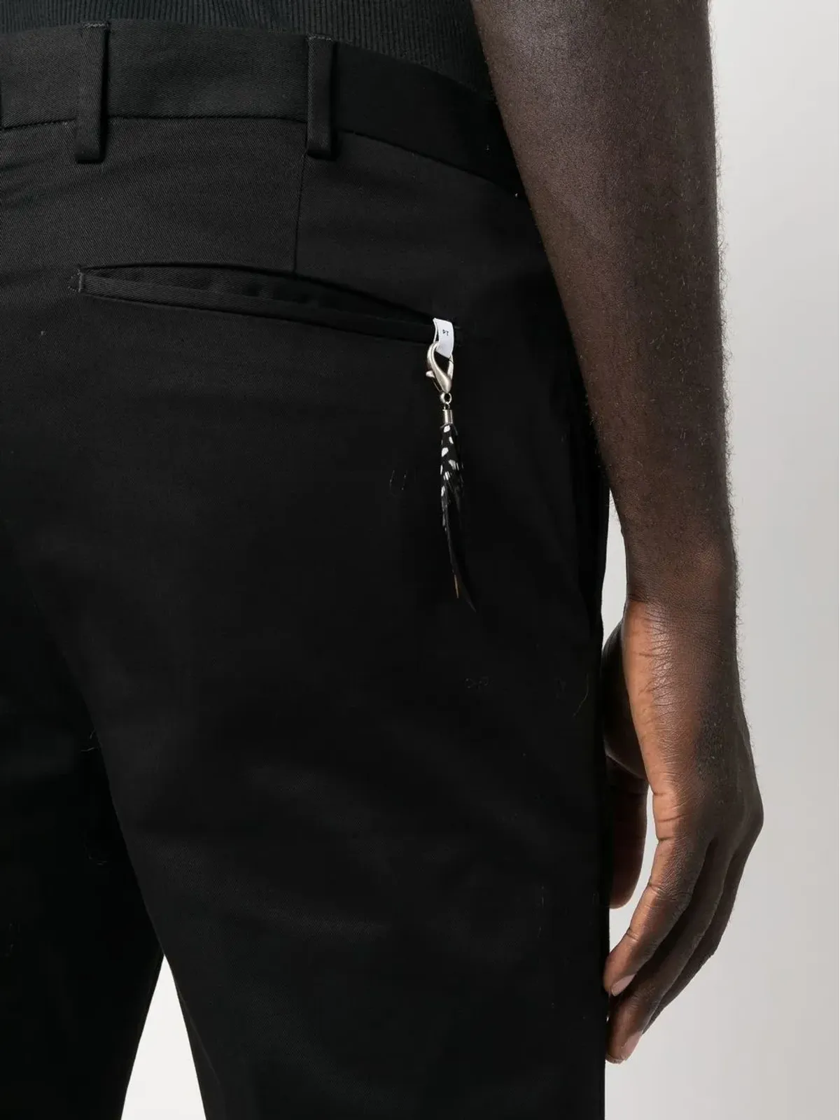 PT Torino スリムフィット クロップドパンツ - 画像5