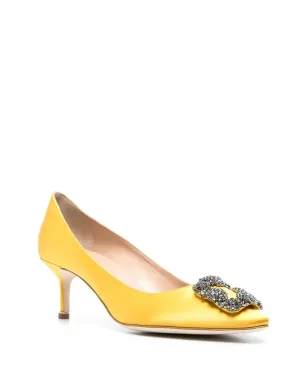 Manolo Blahnik ハンジー クリスタルバックル パンプス - サムネイル2