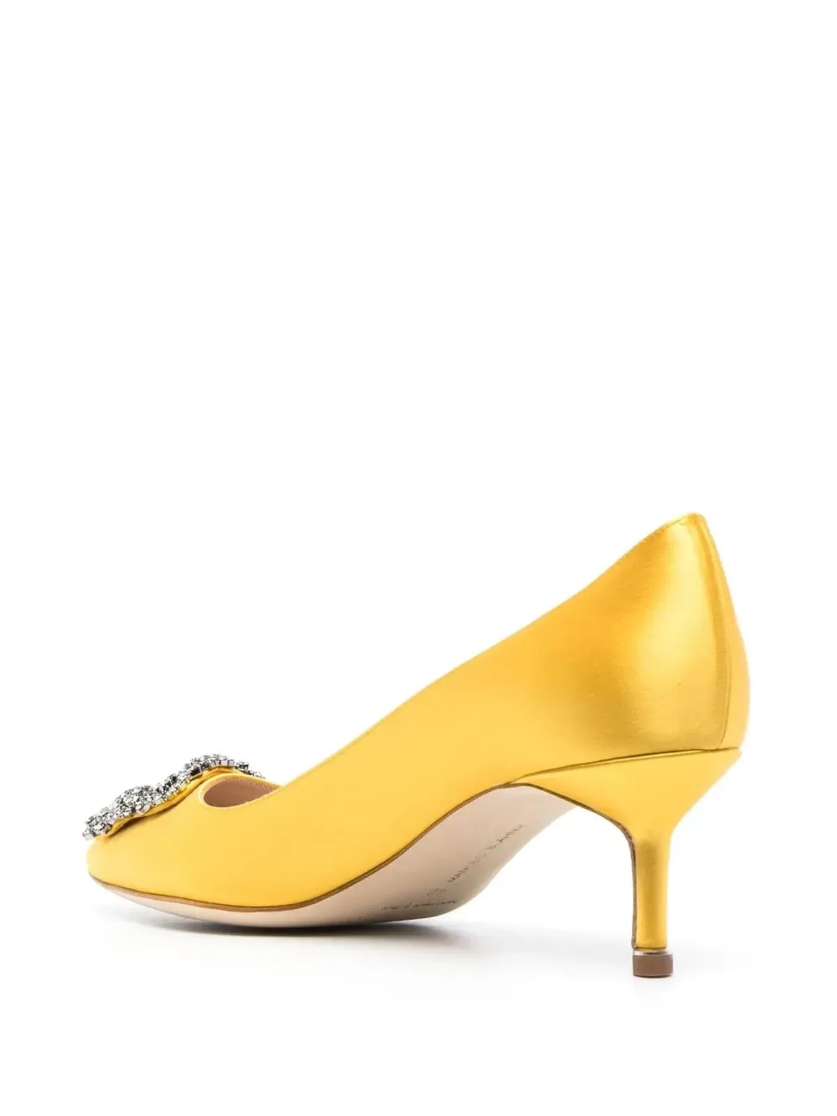 Manolo Blahnik ハンジー クリスタルバックル パンプス - 画像3