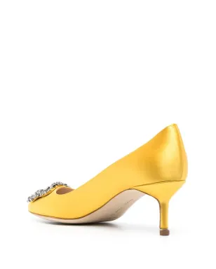 Manolo Blahnik ハンジー クリスタルバックル パンプス - サムネイル3