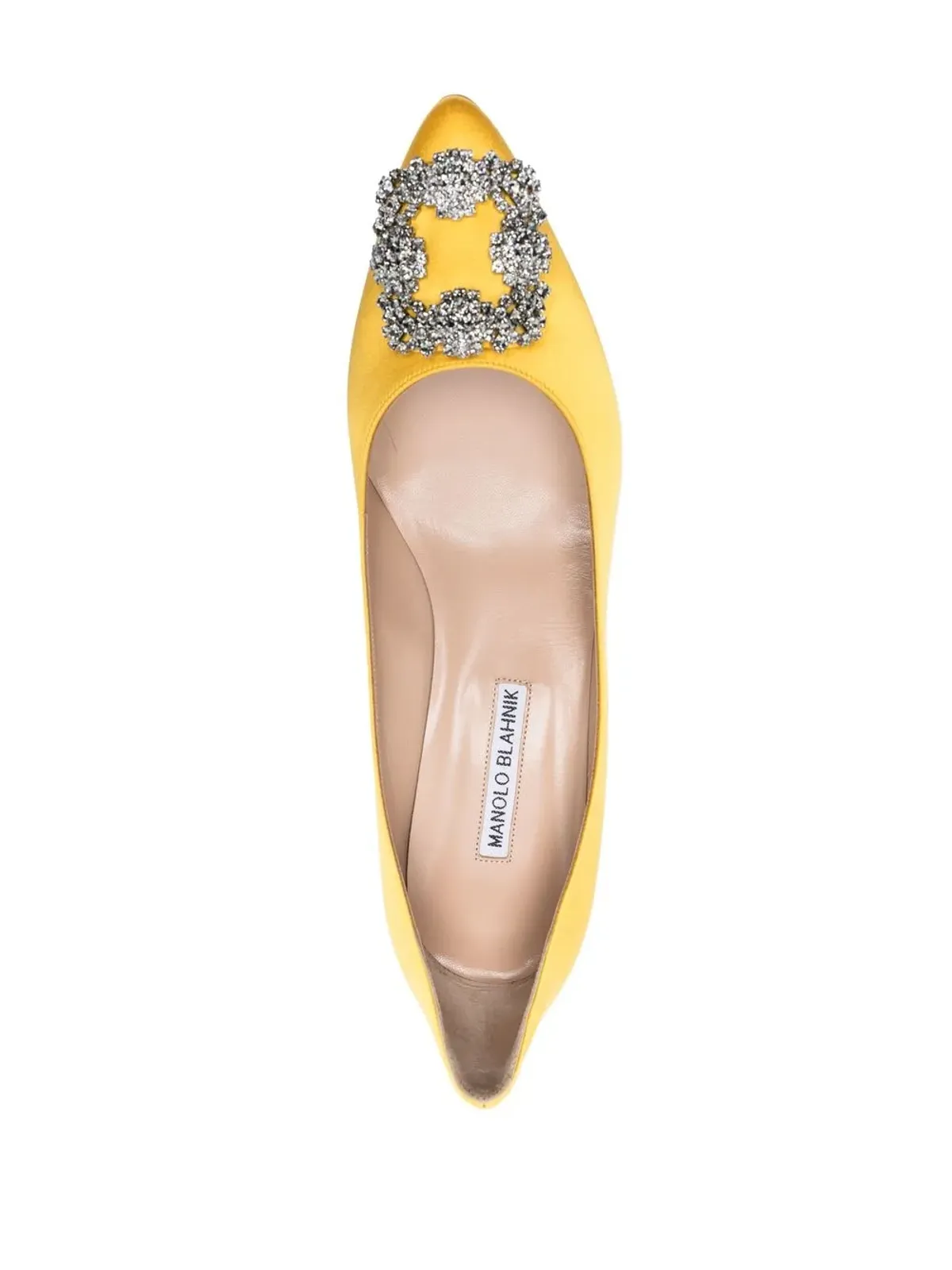 Manolo Blahnik ハンジー クリスタルバックル パンプス - 画像4