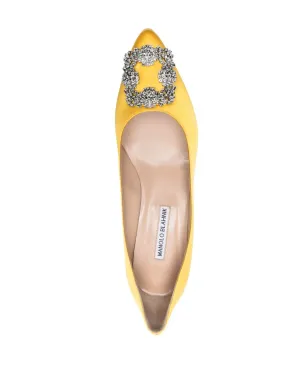 Manolo Blahnik ハンジー クリスタルバックル パンプス - サムネイル4