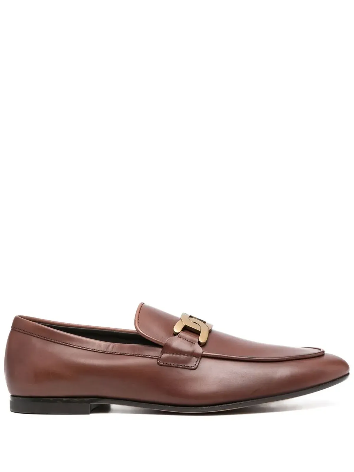 Tod's Kate チェーンディテール ローファー ブラウン - 画像1