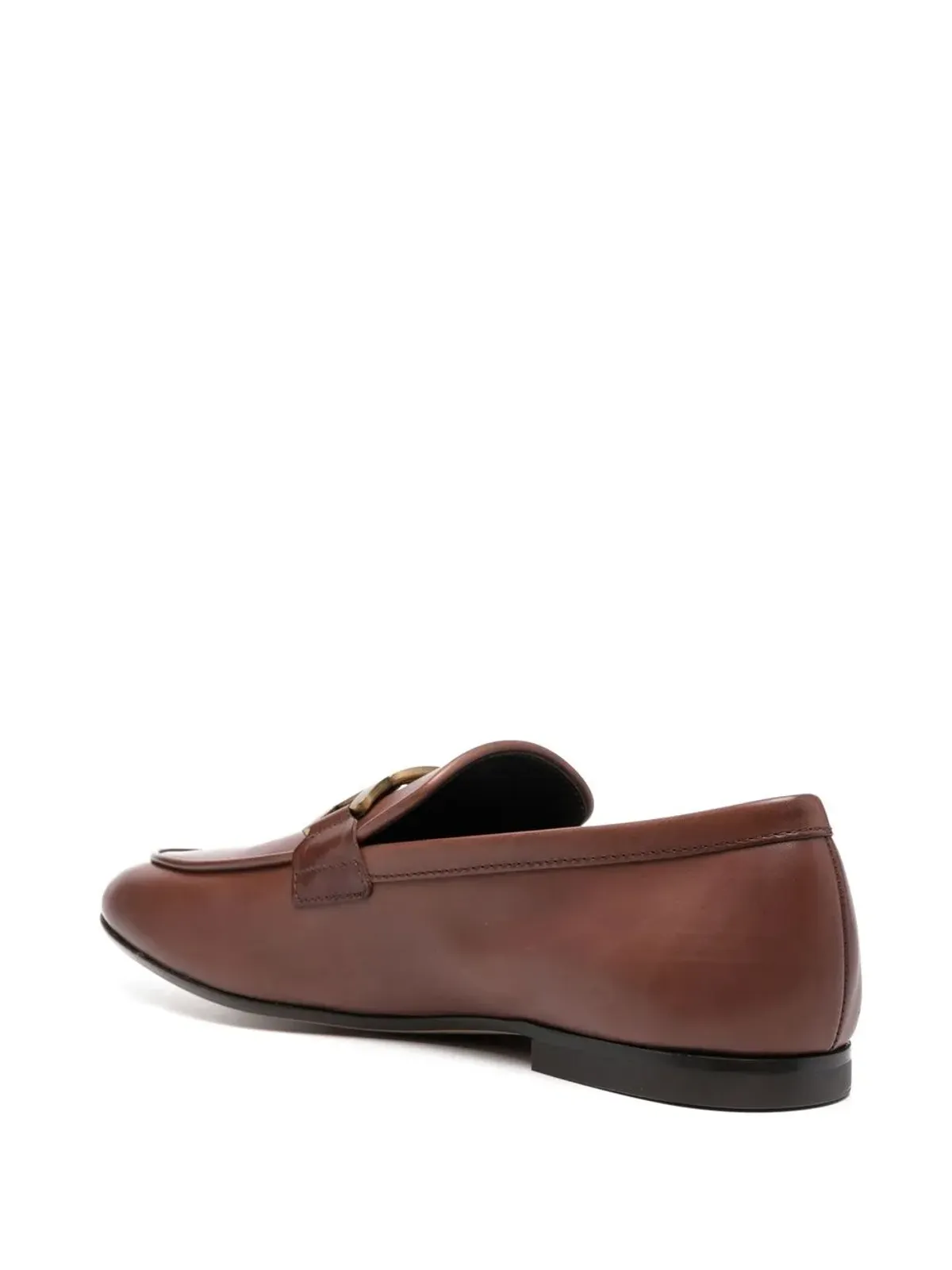 Tod's Kate チェーンディテール ローファー ブラウン - 画像3