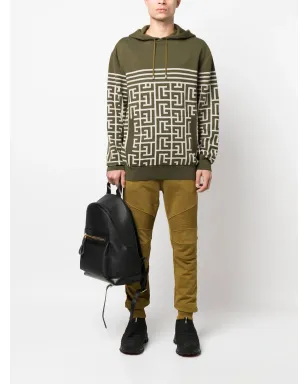 Balmain フロックロゴ オーガニックコットン トラックパンツ - サムネイル2