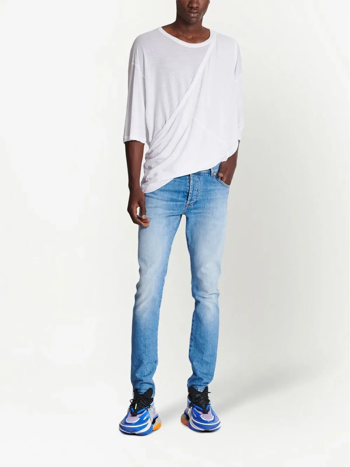 Balmain ローライズ・スリムフィット ジーンズ - 画像2