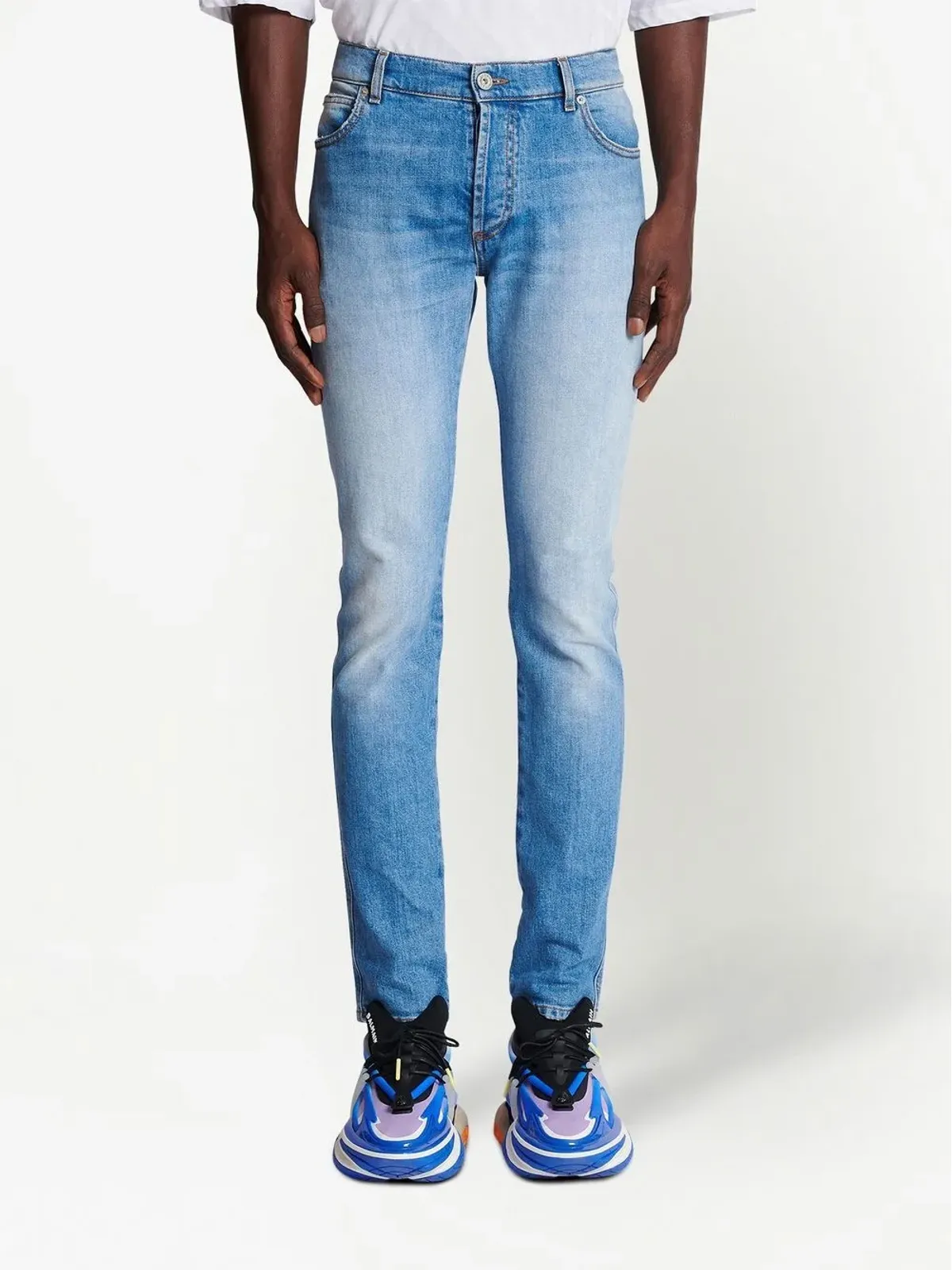 Balmain ローライズ・スリムフィット ジーンズ - 画像3