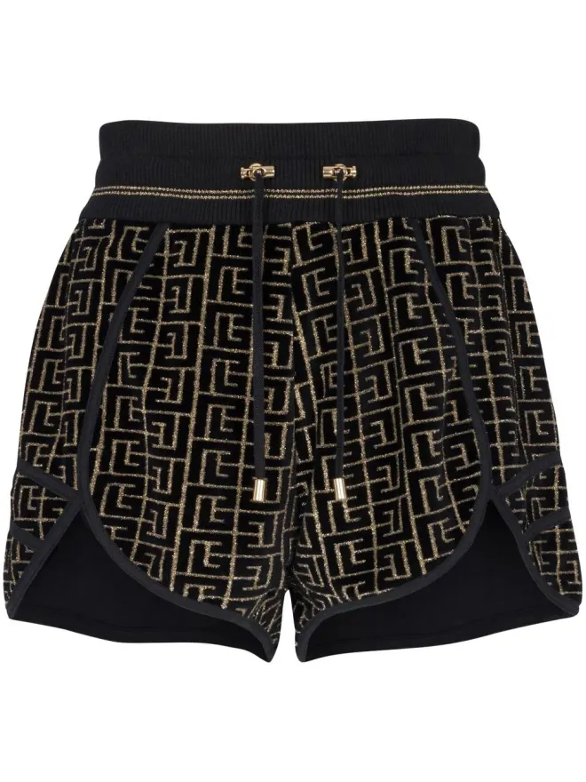 BALMAIN Balmain モノグラム ランニングショーツの商品画像