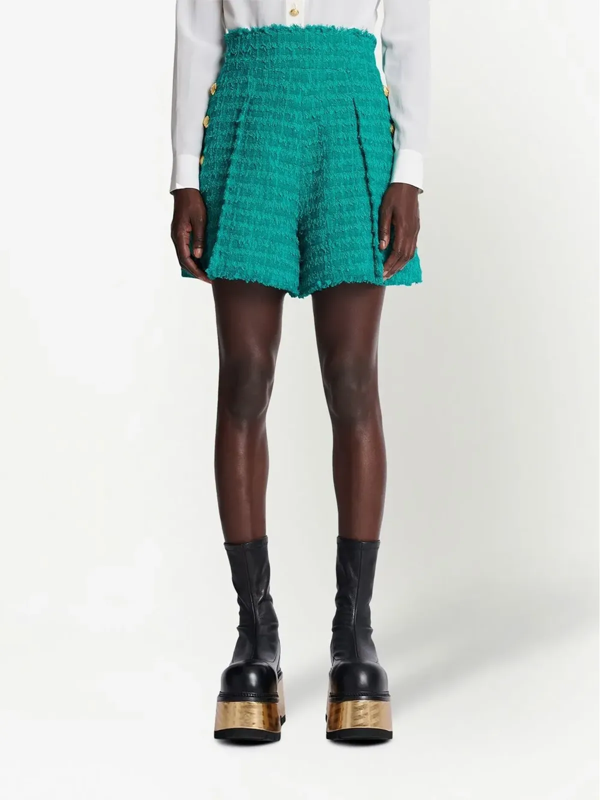 Balmain ツイードのテーラードショーツ - 画像3