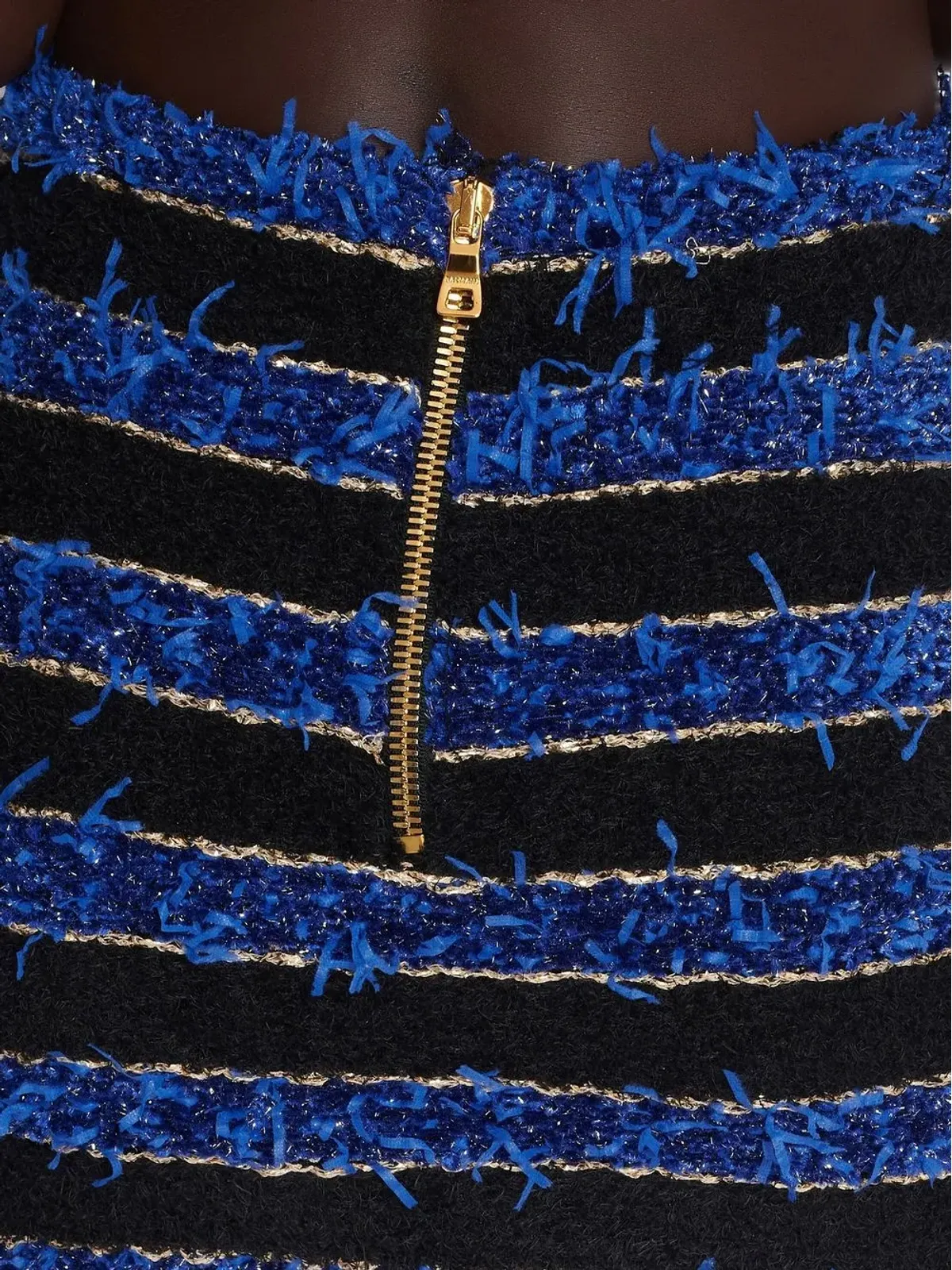 Balmain ボタンディテール ペンシルスカート - 画像5
