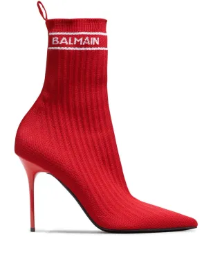 Balmain Skye アンクルブーツ - レッド - サムネイル1