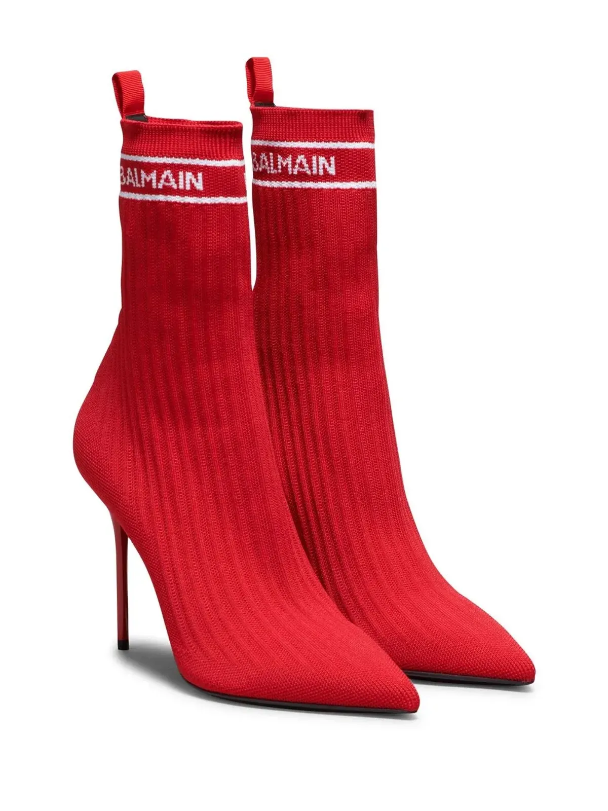 Balmain Skye アンクルブーツ - レッド - 画像2