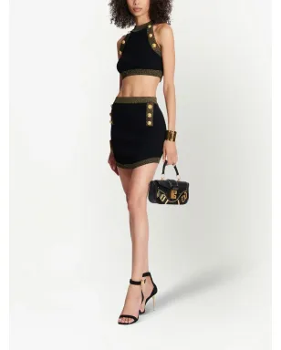 Balmain コントラストトリム編みトップ - サムネイル2