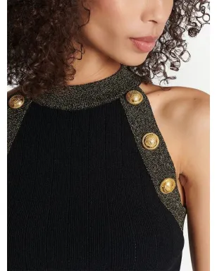 Balmain コントラストトリム編みトップ - サムネイル4