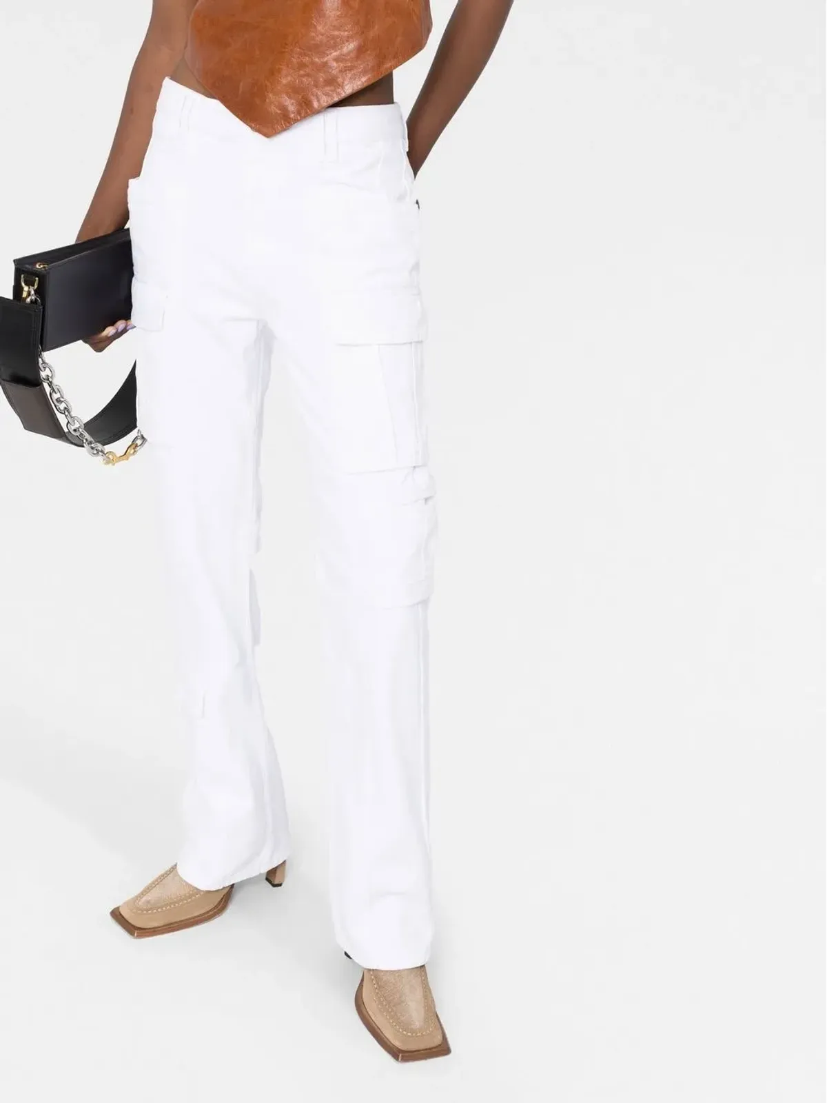 ISABEL MARANT Vokayo カーゴストレートジーンズ - 画像5