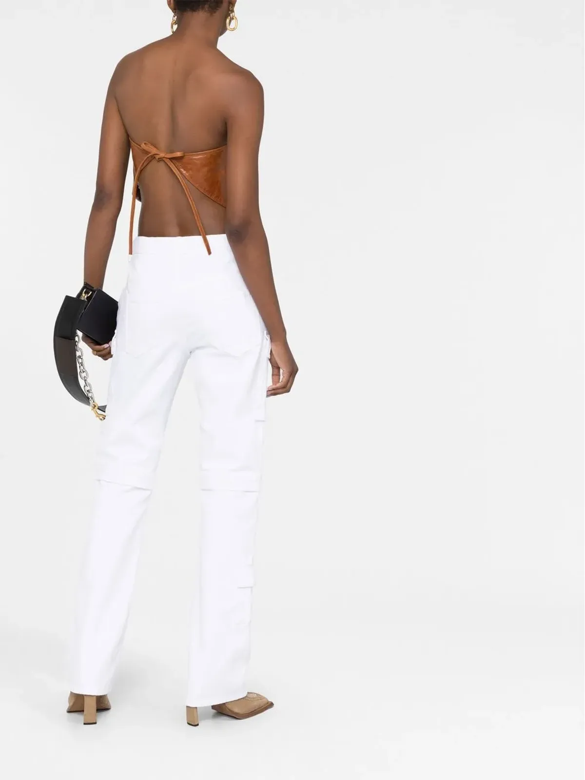 ISABEL MARANT Vokayo カーゴストレートジーンズ - 画像4