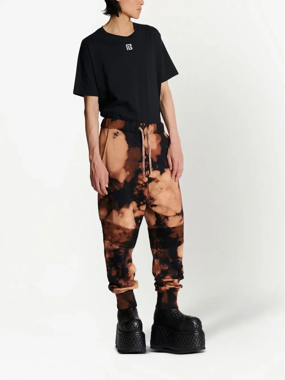 Balmain タイダイプリント トラックパンツ - 画像2