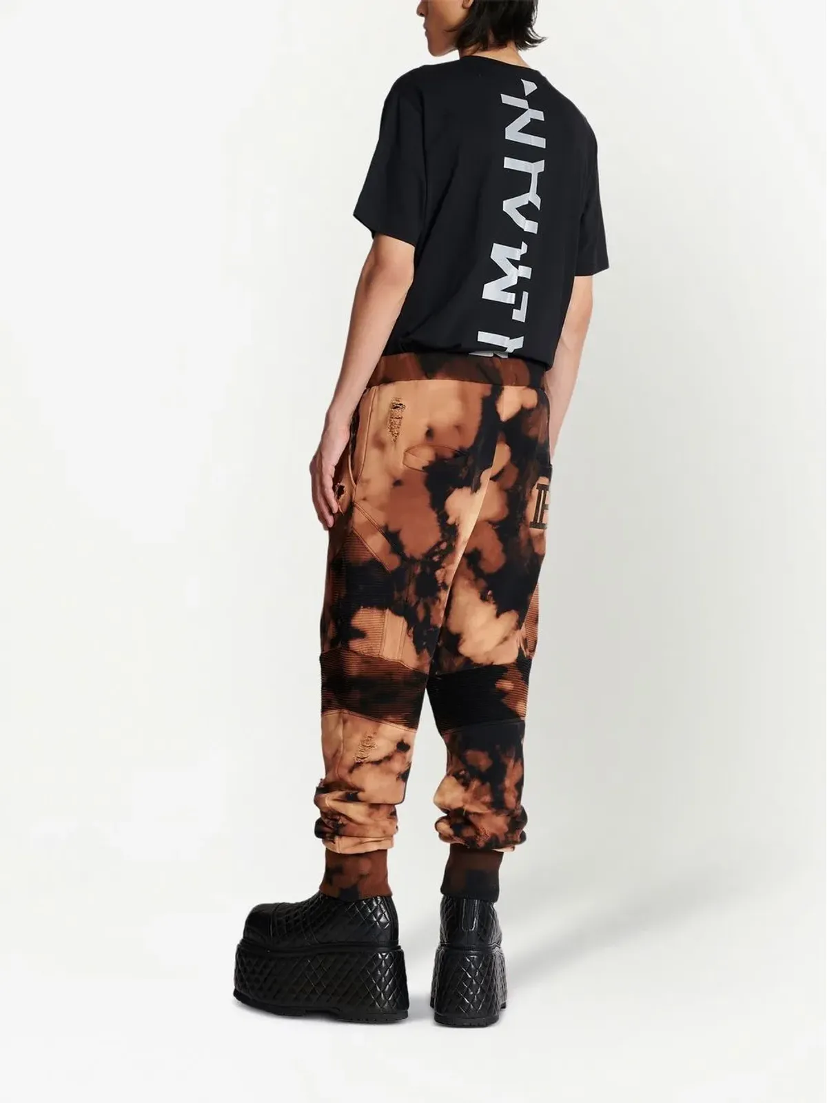 Balmain タイダイプリント トラックパンツ - 画像4