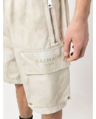Balmain フェードエフェクト コットン カーゴショーツ - サムネイル5
