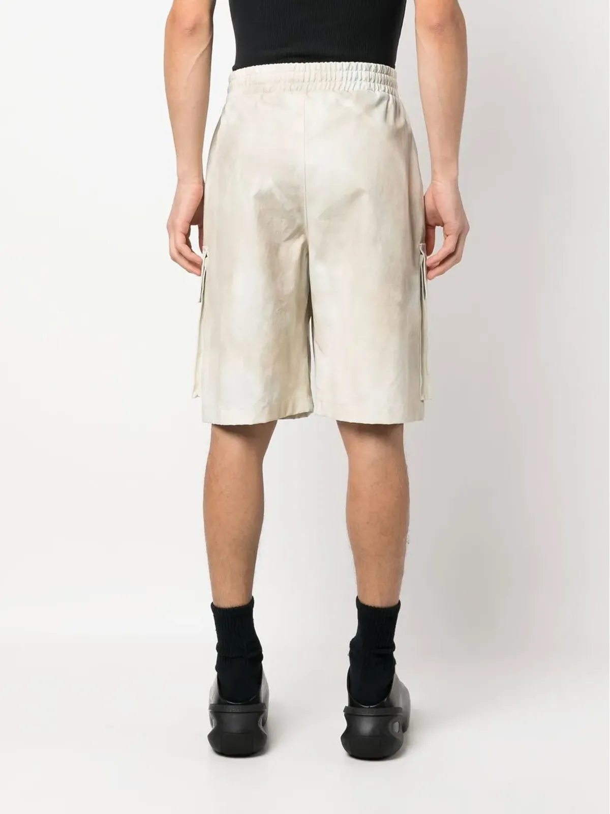 Balmain フェードエフェクト コットン カーゴショーツ - 画像4