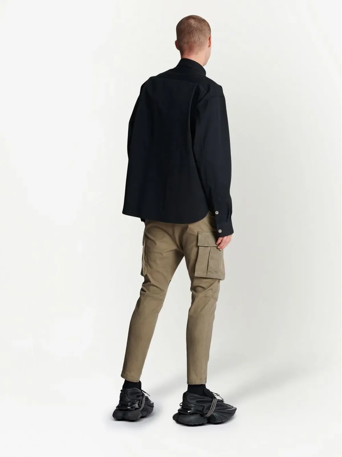 Balmain チェストフラップポケットディテールシャツ - 画像4