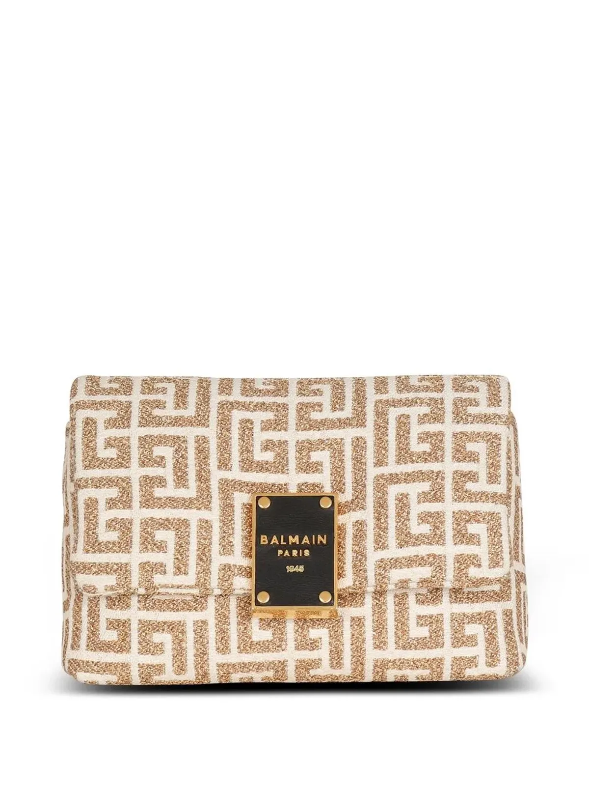 Balmain 1945モノグラム ショルダーバッグ - 画像1