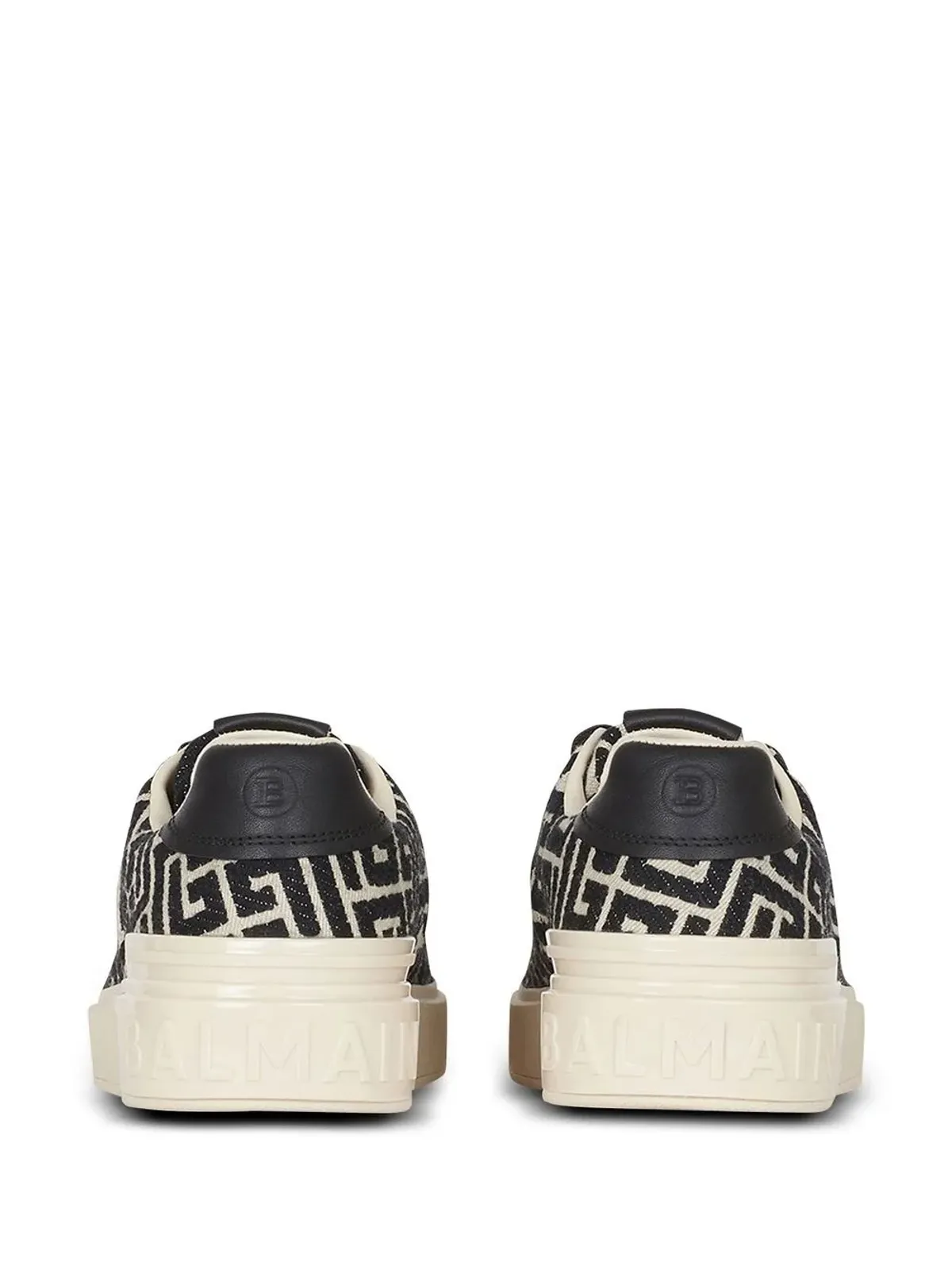 Balmain B-Courtモノグラムスニーカー - White - 画像3