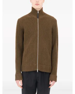 Maison Margiela リブ編みジップアップカーディガン - サムネイル2