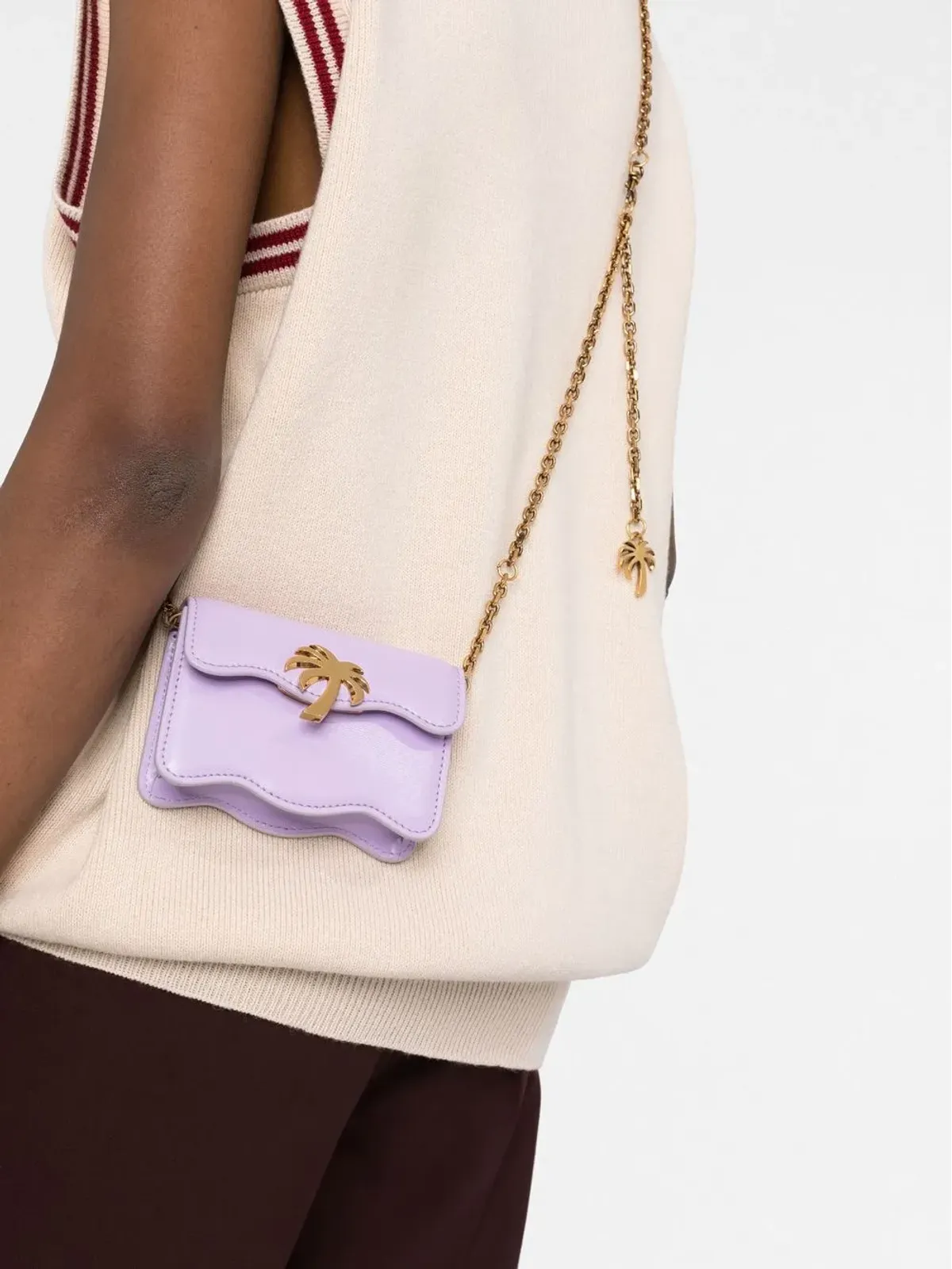 Palm Angels Palm Beach ベルトバッグ - パープル - 画像3
