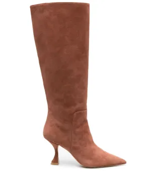 Stuart Weitzman ポインテッドトゥ・ハイヒールブーツ - サムネイル1