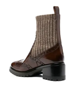 Santoni ソックスタイル アンクルブーツ - サムネイル2