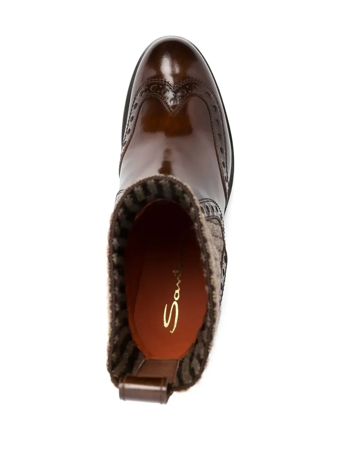 Santoni ソックスタイル アンクルブーツ - 画像3