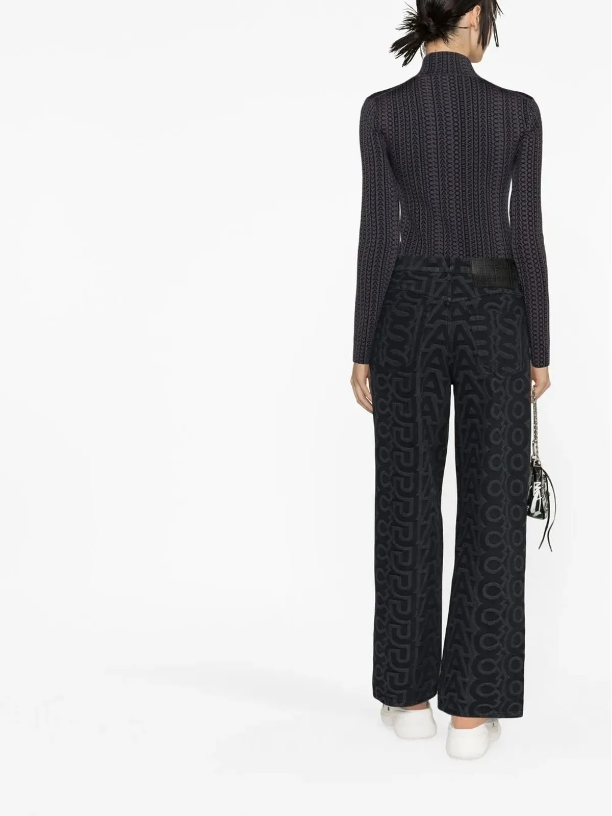 Marc Jacobs モノグラム コンパクトニット モックネック ジャンパー - 画像3