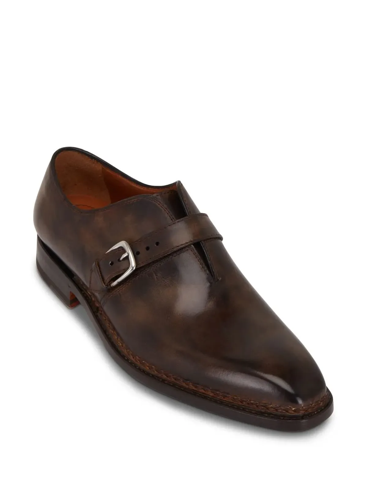 Bontoni バックル付きレザーシューズ - 画像2