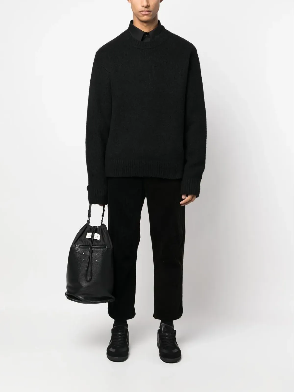 Black Comme Des Garçons クロップド コーデュロイパンツ - 画像2