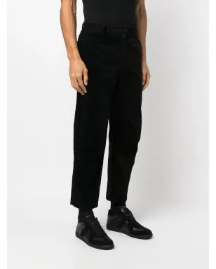 Black Comme Des Garçons クロップド コーデュロイパンツ - サムネイル3