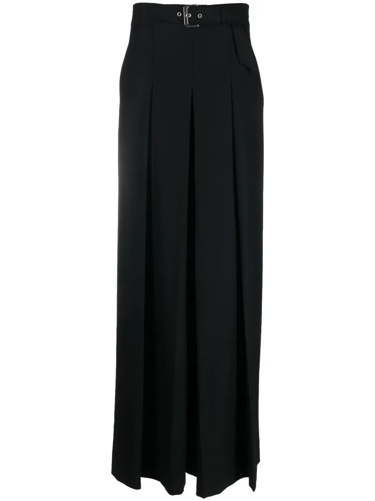 Alberta Ferretti ベルト付きウエストのワイドレッグパンツ - 画像1