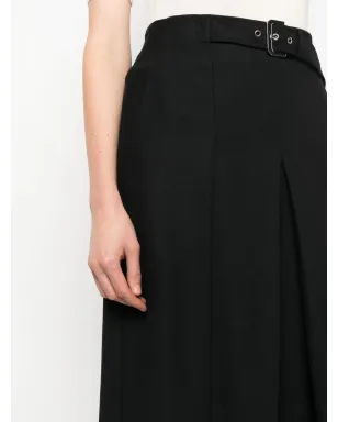 Alberta Ferretti ベルト付きウエストのワイドレッグパンツ - サムネイル5