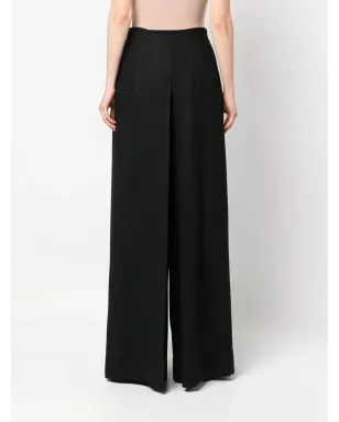 Alberta Ferretti ベルト付きウエストのワイドレッグパンツ - サムネイル4