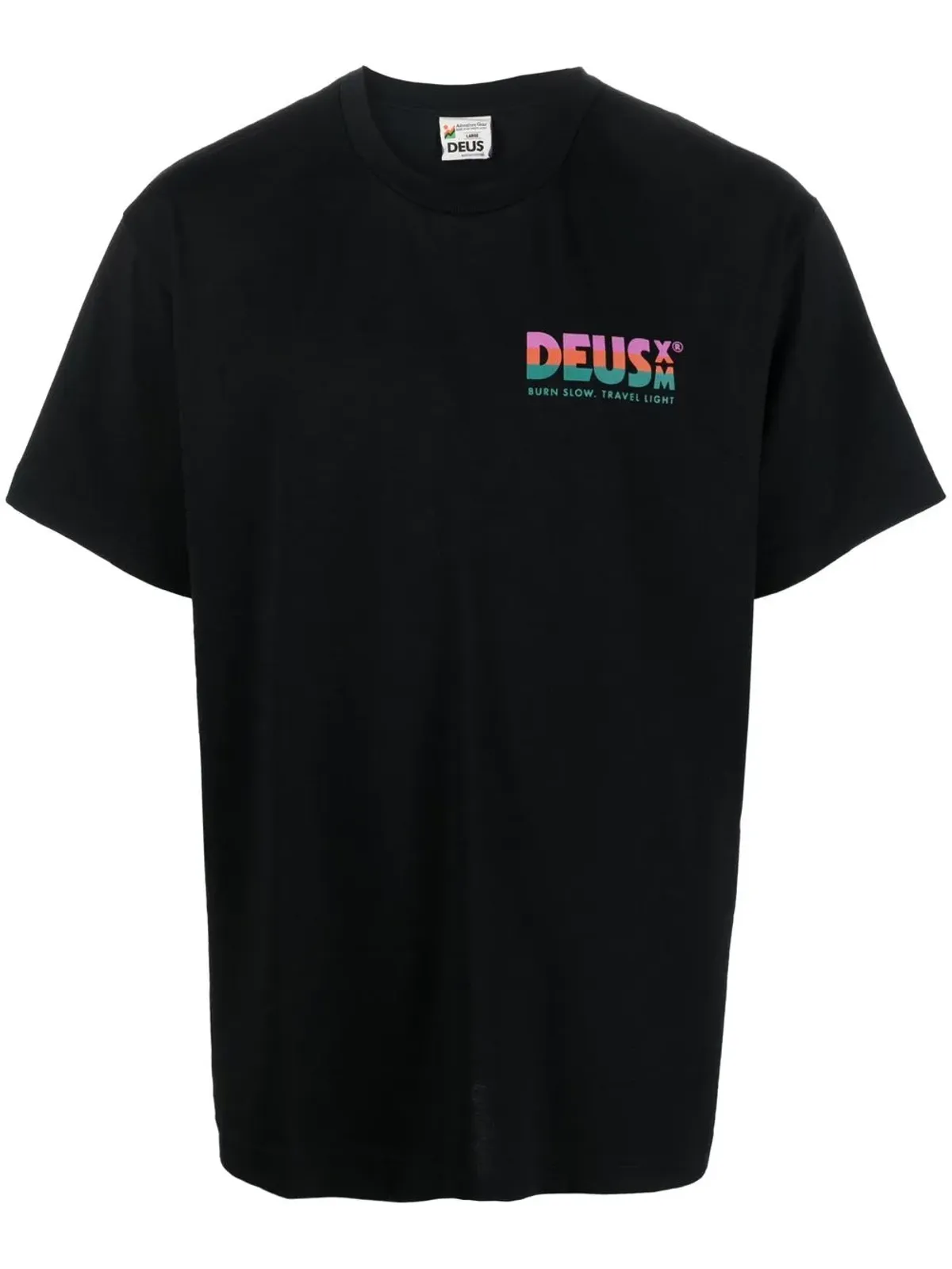 Deus Ex Machina chest-logo crewneck T-shirt - Black - 画像1